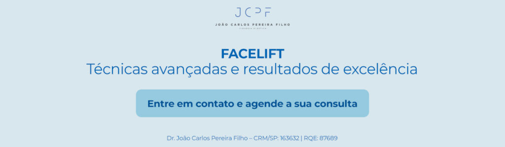 Banner para blog para agendar consulta de cirurgia plástica Face Lift.